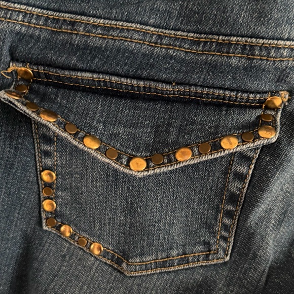 Michael Kors Studded Bootcut Jeans Size 4 - Picture 4 of 8